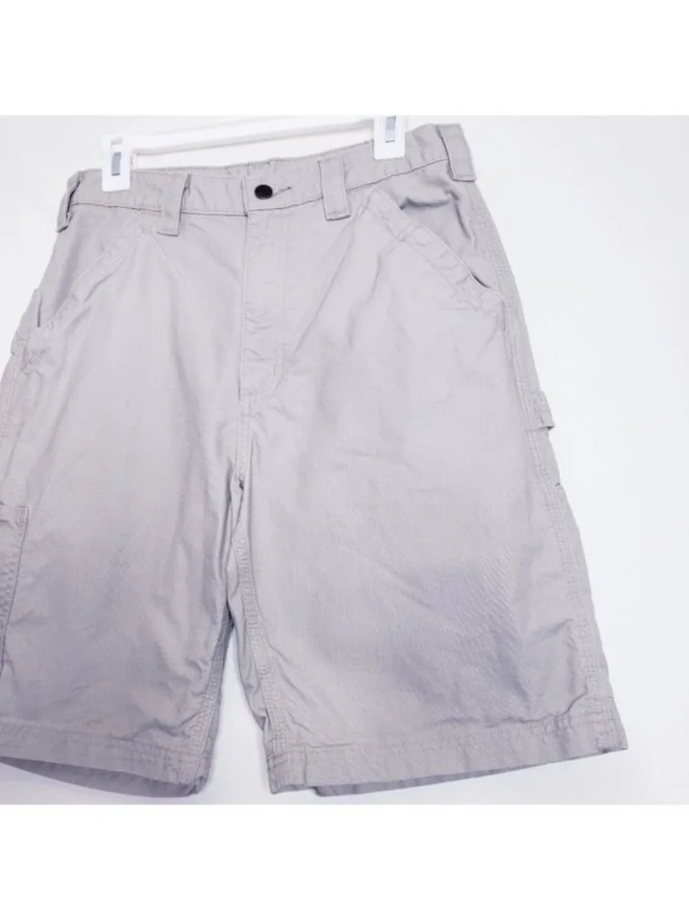 Carhartt Tan Khaki Original Fit Cotton Cargo Utility Work Shorts Men's Size 32